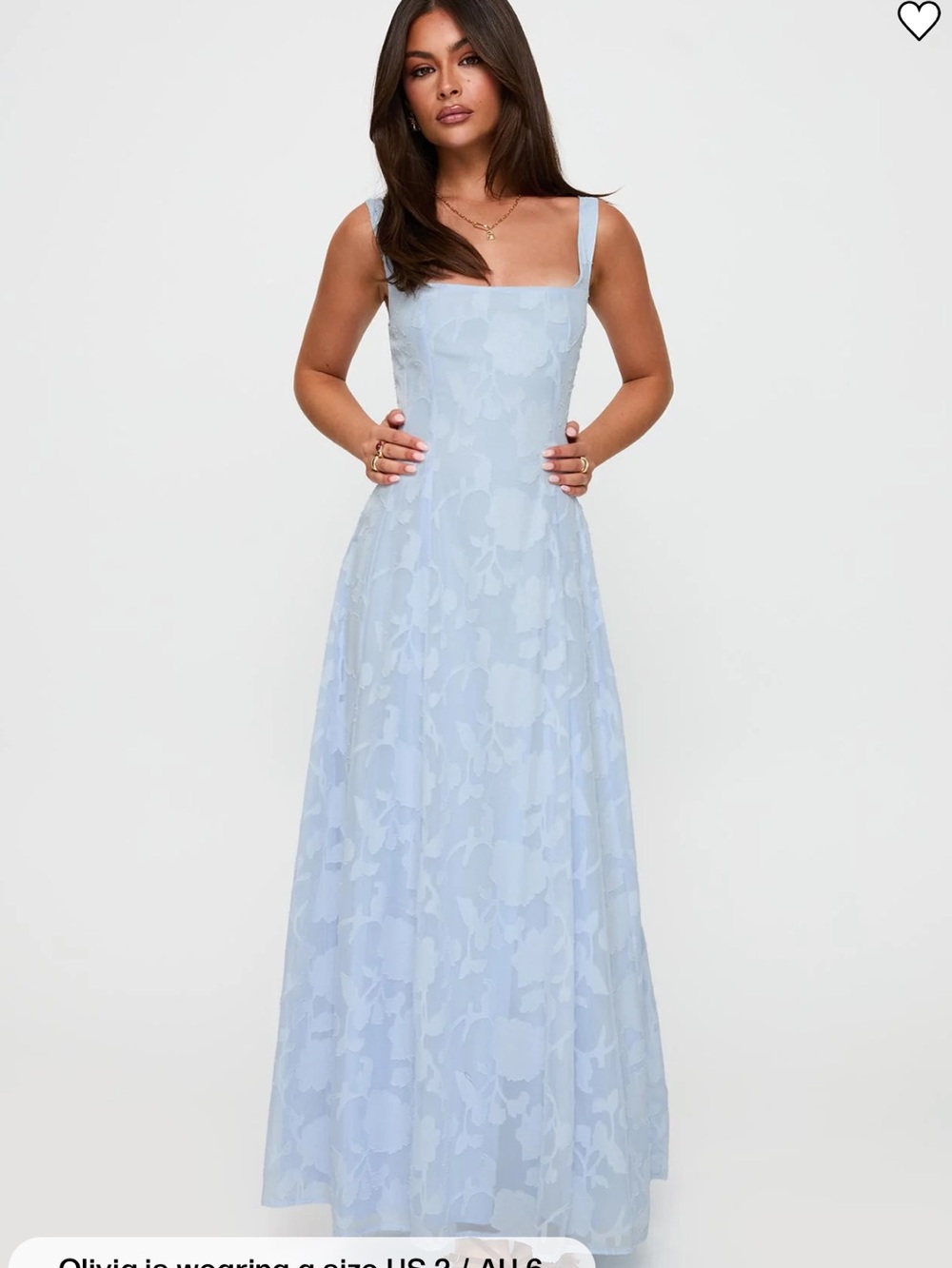 Princess Polly Margaux Floral Burnout Gown